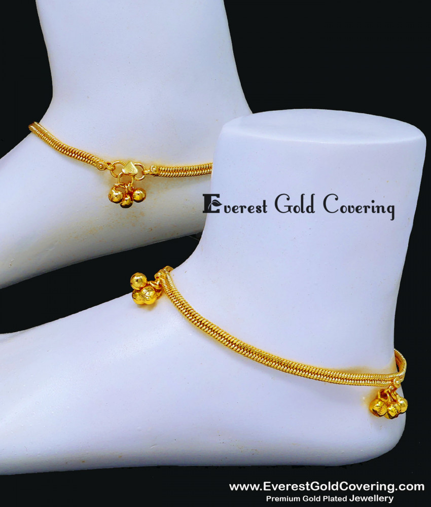 silver payal for women design