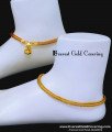 simple gold payal design