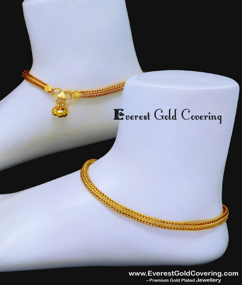 simple gold payal design