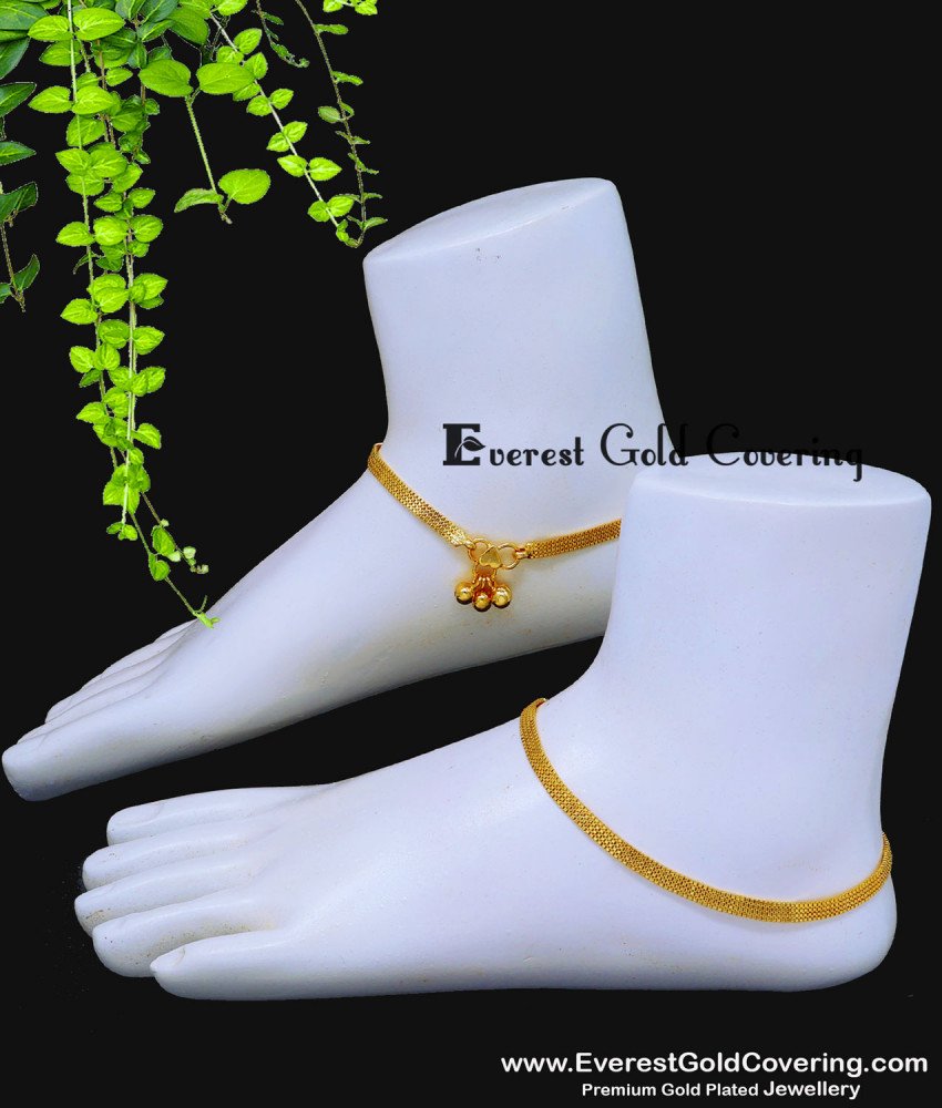 simple new model anklet gold