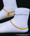 simple new model anklet gold