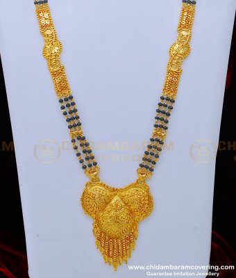 BBM1037 - 30 Inches Traditional Mangalsutra Designs Gold First Quality Gold Forming Jewelry 