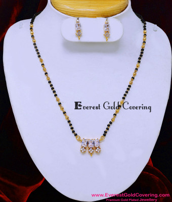 BBM1125 - Gold Plated Daily Wear Short Mangalsutra Design