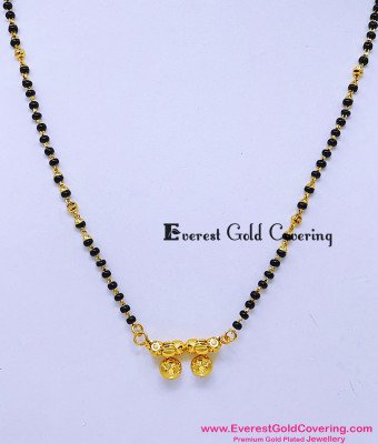 BBM1126 - 1 Gram Gold Plated Vati Design Mangalsutra Online