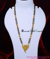 Daily Wear Mangalsutra Design with Black Beads