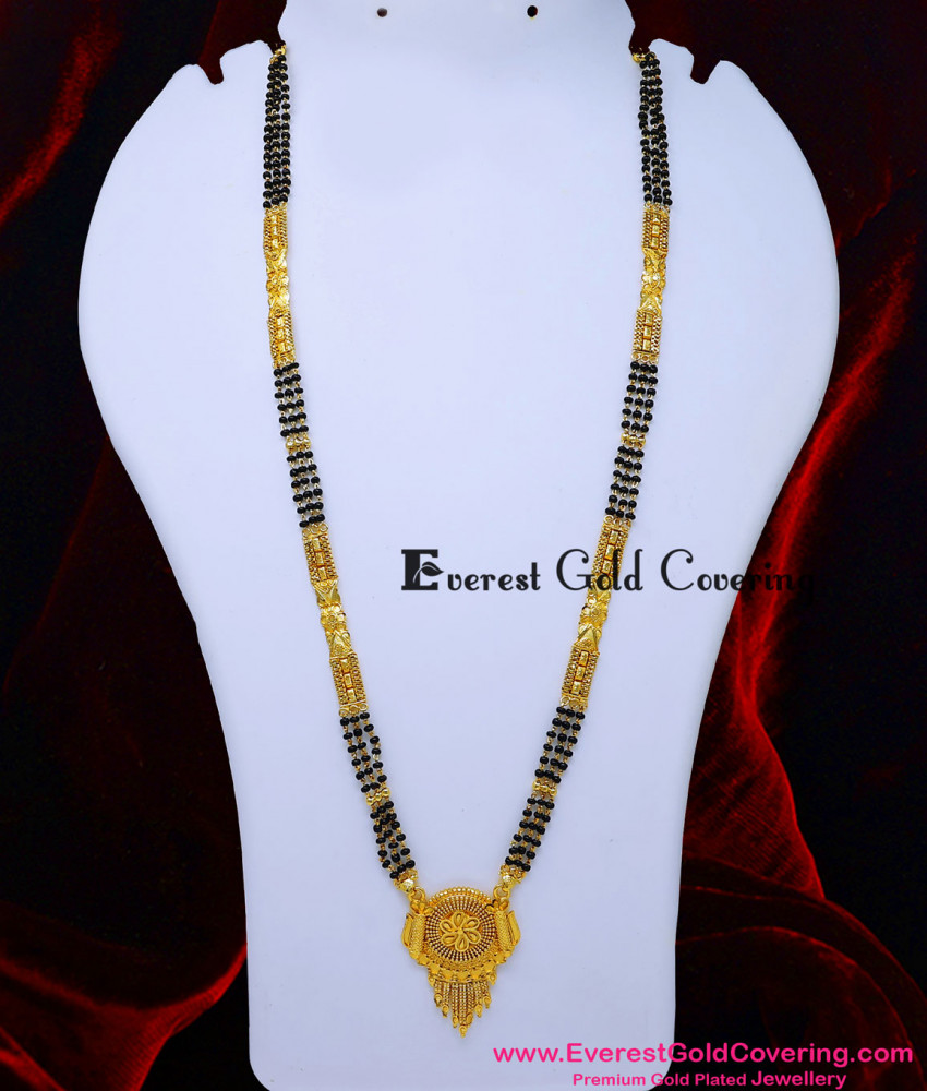 bridal mangalsutra gold plated design