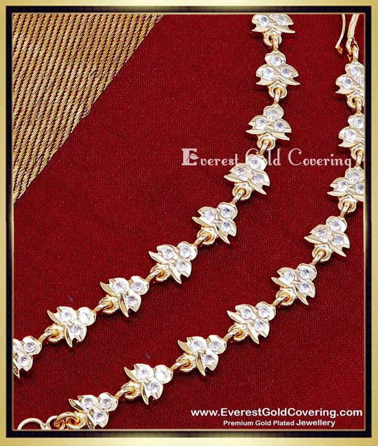 gold plated impon ear chain designs