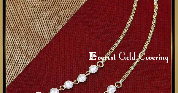 Whitestone Ear Chain Buy Gold Design Impon White Stone Ear Chain for Heavy Earrings