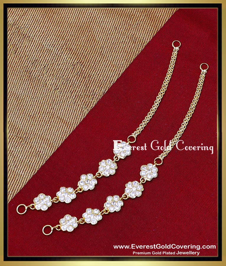 Impon stone mattal gold plated