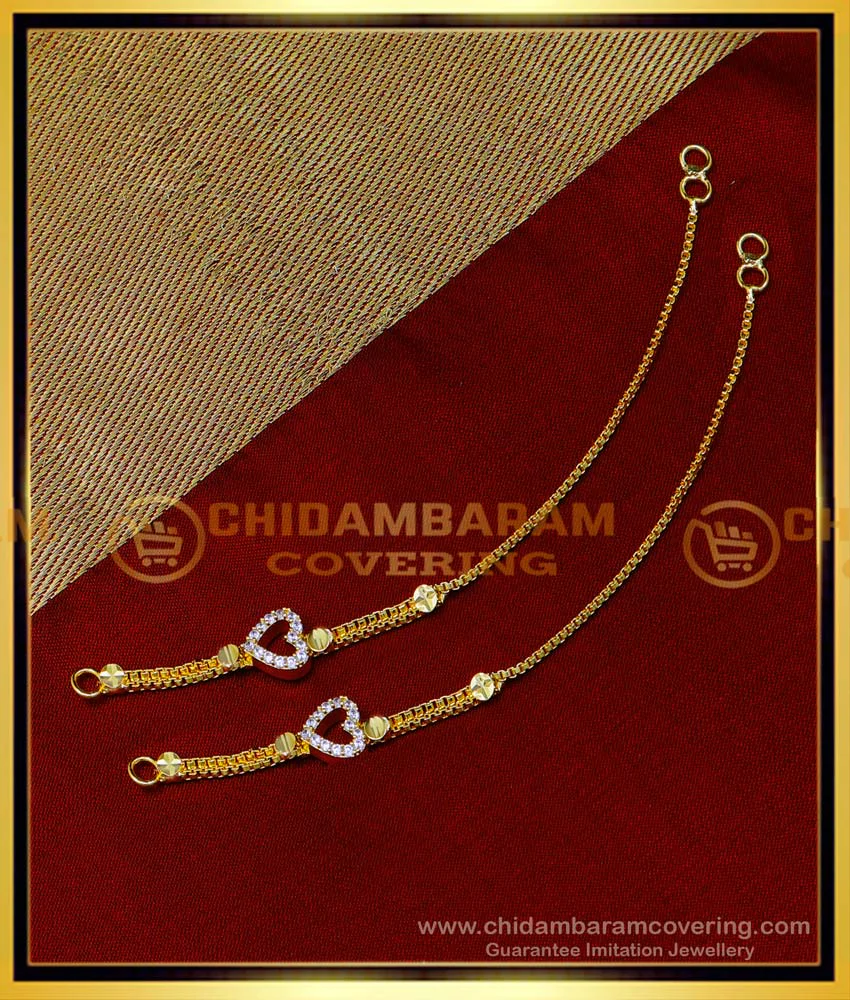 Ear Matty Buy Latest Model Side Mattal Designs Stone Ear Chain Buy Online