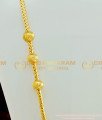 MCHN157 - Latest Daily Wear Gold Plated Plain Golden Ball Mugappu Design Low Price Online