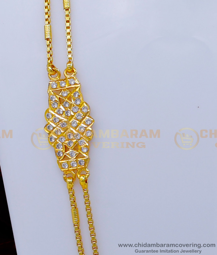 new model mugappu thali chain, thali chain designs, thali chain model, Mugappu thali chain designs, impon mugappu chain