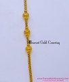 lightweight gold mugappu chain designs