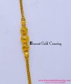 Chidambaram gold covering mugappu chain