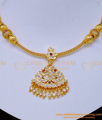 NLC1062 - Latest One Gram Gold 5 Metal Side Mugappu Balls Impon Attigai Buy Online