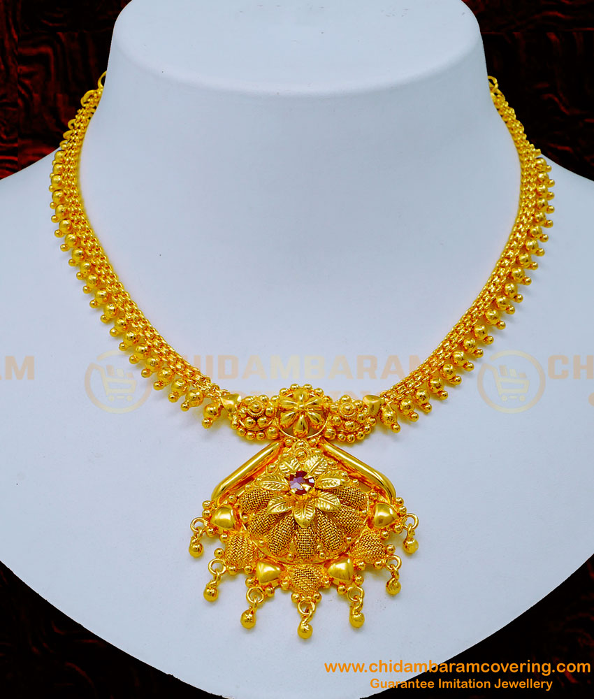 traditional stone necklace designs