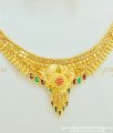 NLC381 - Best Indian Jewellery Stunning Gold Enamel Necklace Design with Earring Online