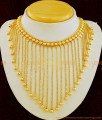 NLC644 - Arabic Style Gold Necklace Designs Gold Plated Hanging Chain Arabic Gold Choker Necklace Dubai Jewelry Online