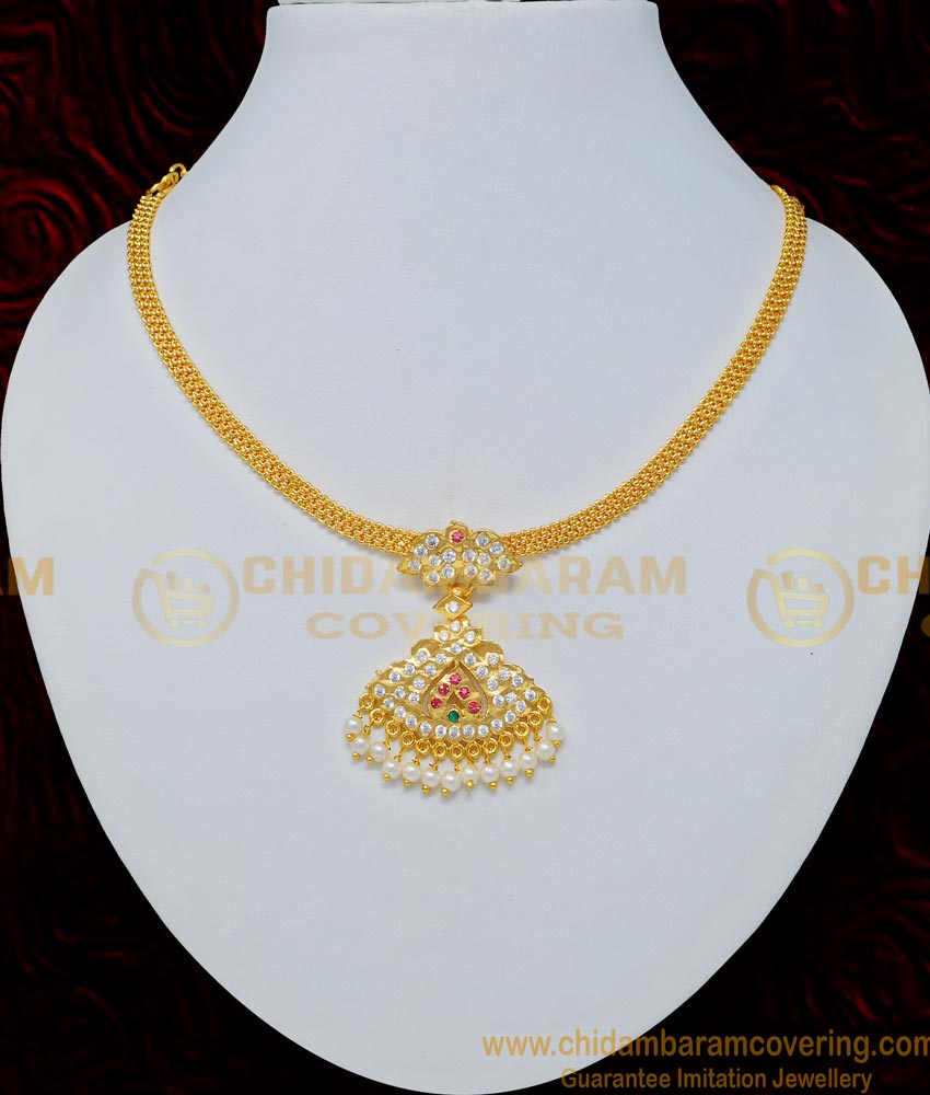 White Beads Necklace, Fashion Jewellery,  