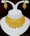 choker necklace with earring, pure gold light weight gold choker necklace with price,