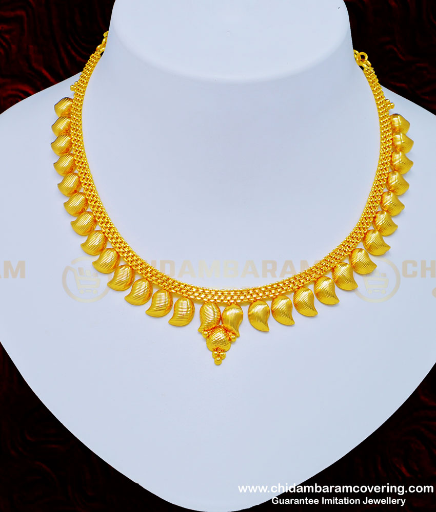 online shopping in India, one gram gold jewellery, kerala jewellery, gold plated jewellery, imitation jewellery, manga necklace gold, gold necklace, 
