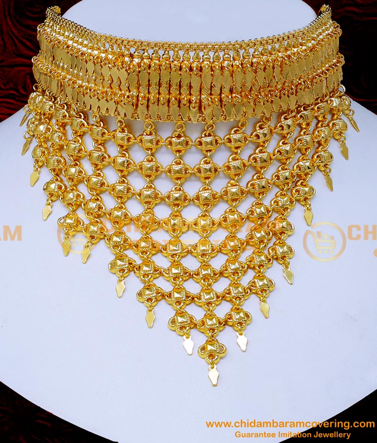 One Gram Gold Plated Elakkathali Chocker