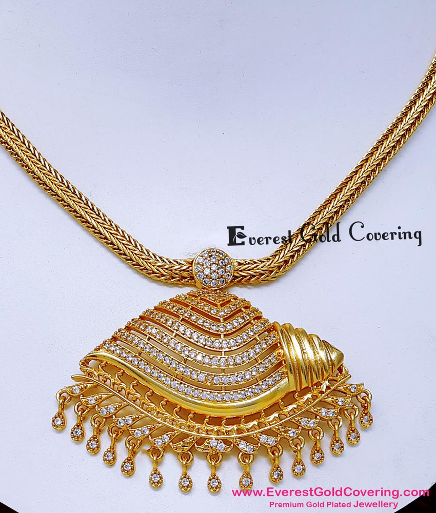 gold covering necklace designs