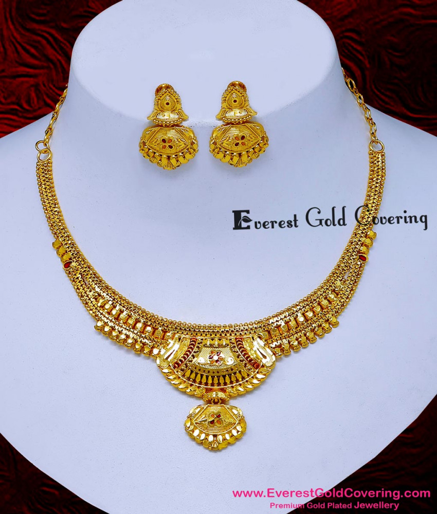 set marriage bridal gold necklace designs
