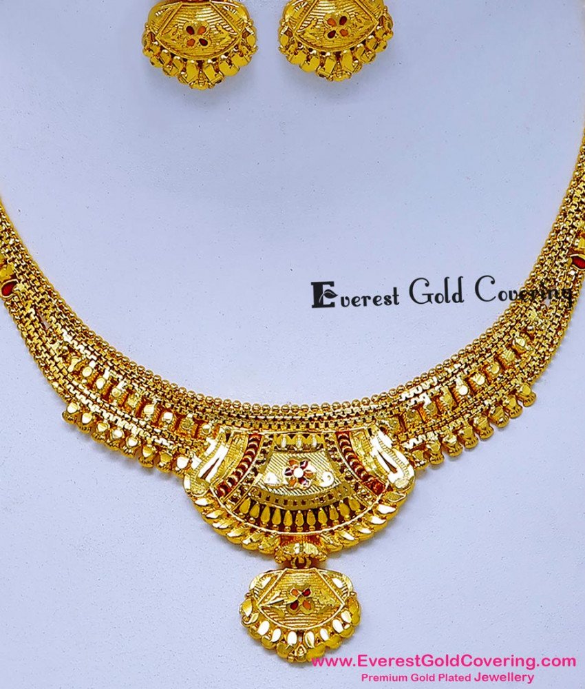 set marriage bridal gold necklace designs