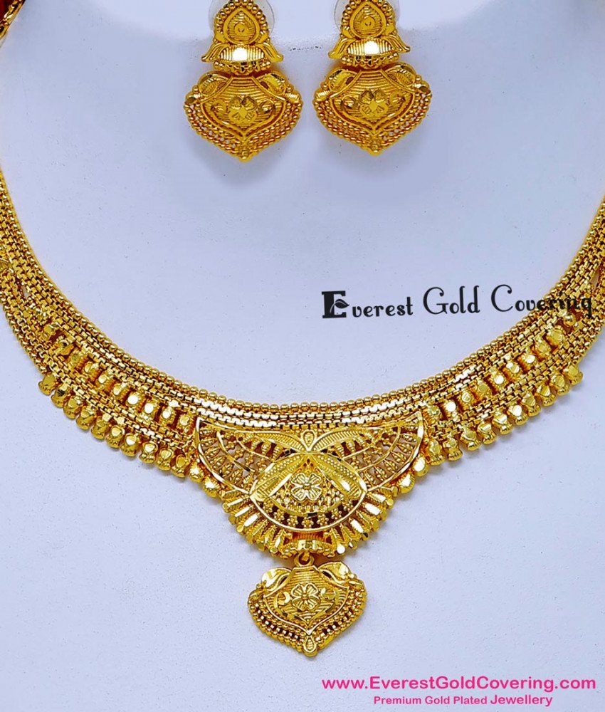 wedding bridal gold set design
