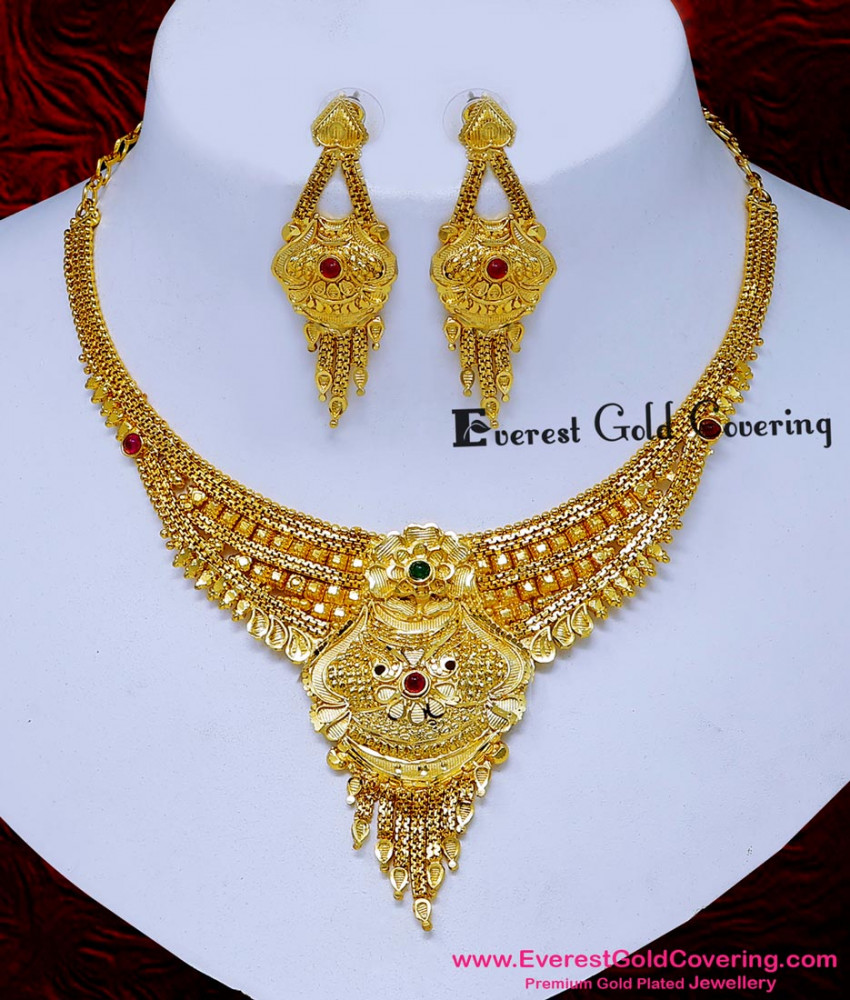 modern gold necklace designs with price