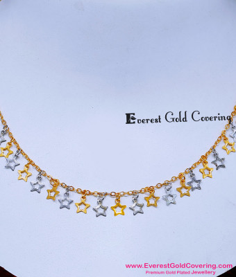 NLC1797 - Stylish Western Rose Gold Necklace Design for Girls