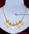 coin pendant simple kasu necklace