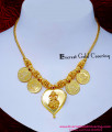 coin pendant simple kasu necklace