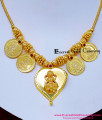 coin pendant simple kasu necklace