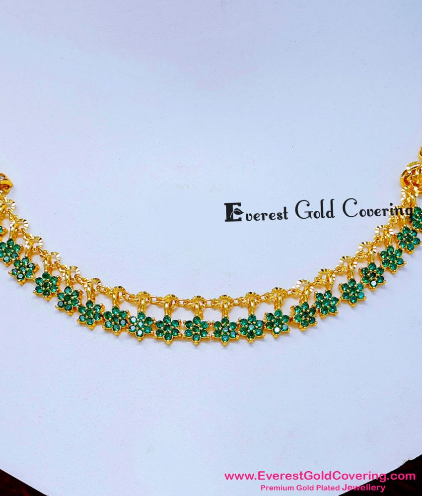 emerald stone necklace for women