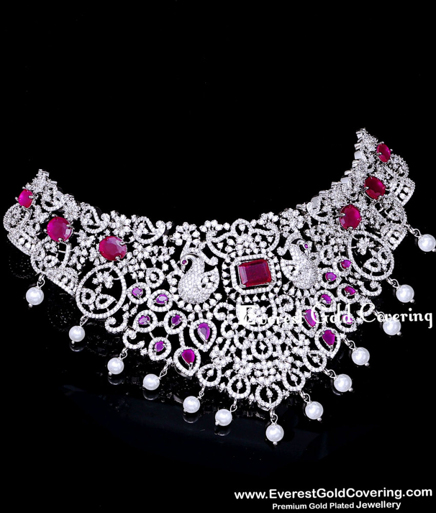 Traditional AD Stone Party Wear Choker Set