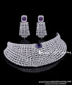 american diamond ad jewellery set