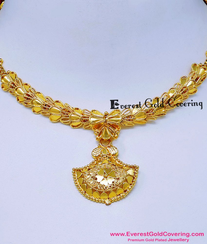 1 gram gold simple necklace designs