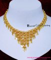 Premium Gold Plated Kerala Jewellery Elakkathali Necklace for Traditional Bridal Wear