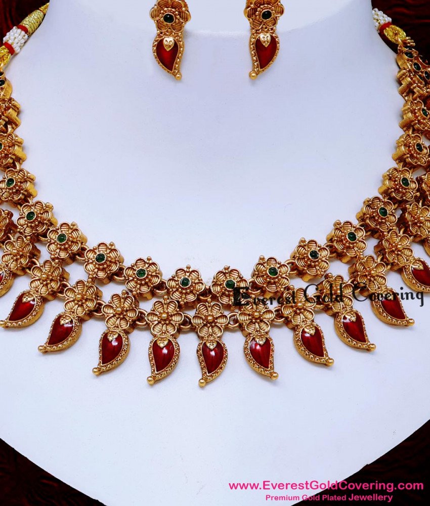 traditional palakka necklace