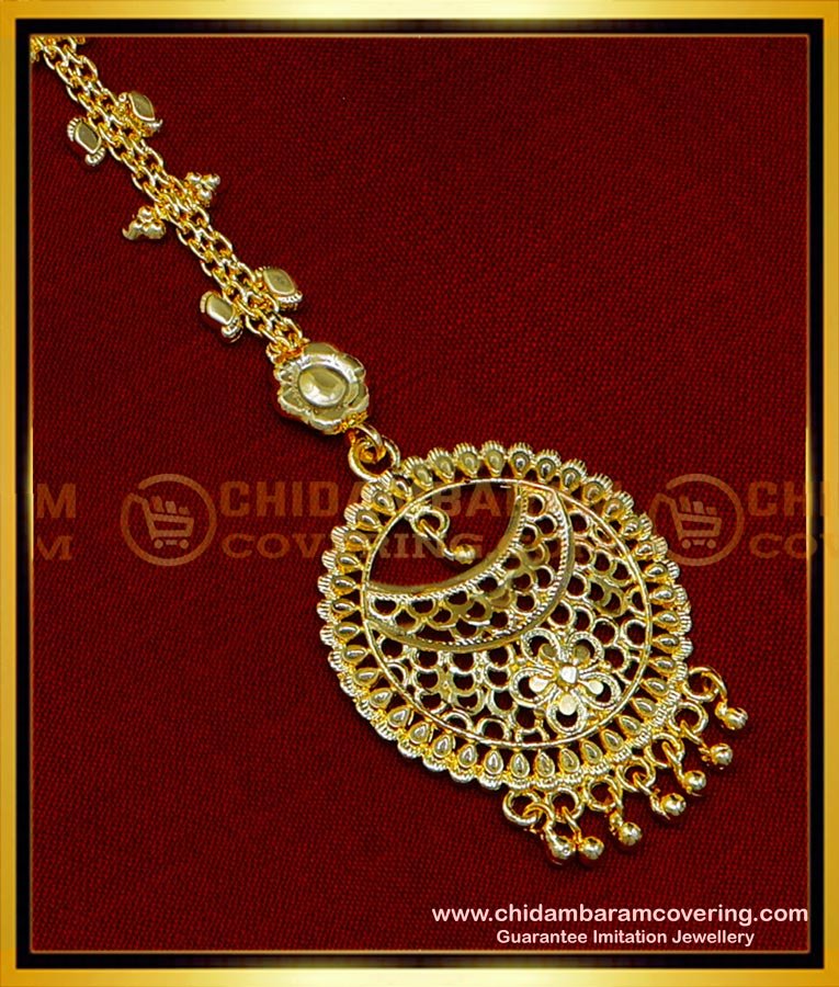  gold plated maang tikka online, bridal maang tikka,1 gram gold maang tikka design,1 gram gold maang tikka online, short maang tikka