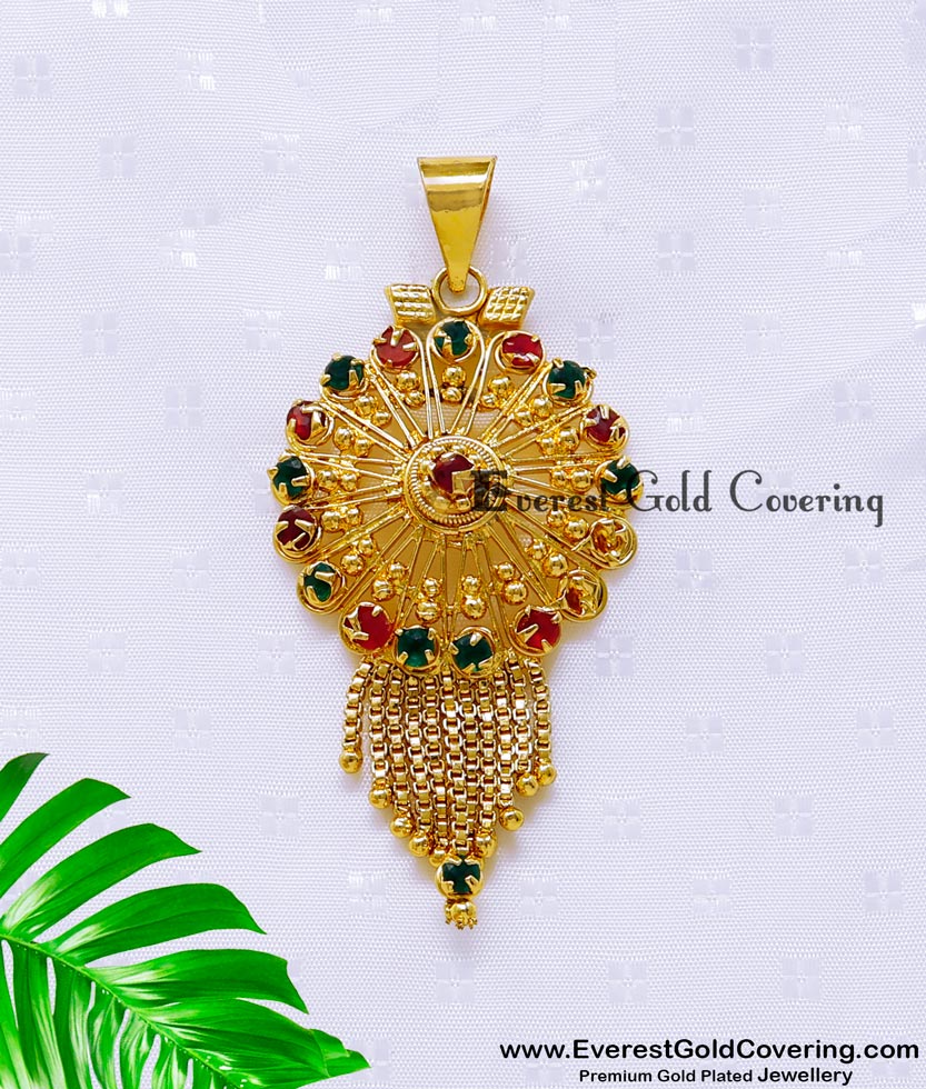 artificial gold pendant