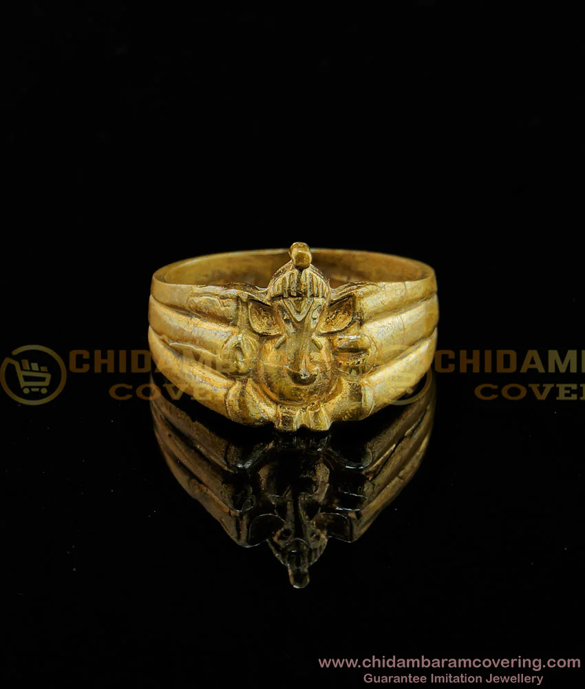 Buy Panchaloham Vinayaka Ring Models Lord Genesha Finger Ring Natural ...