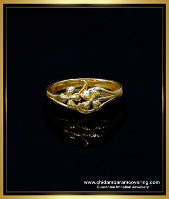 RNG352 - Beautiful Impon Casting Plain Gold Ring Design Buy Online