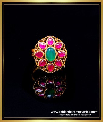 RNG476 - Beautiful Kemp Stone Adjustable Antique Ladies Ring