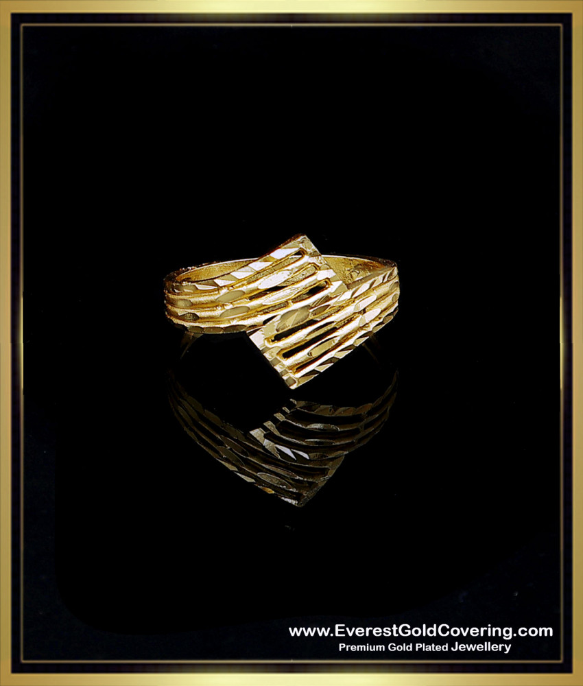 daily use plain gold ring design for female