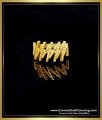 stylish simple gold zic zac rings