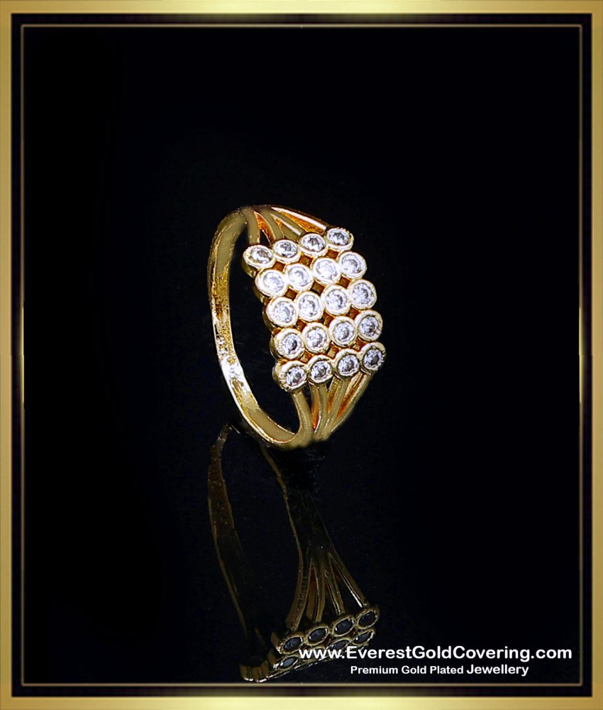 white stone ring design