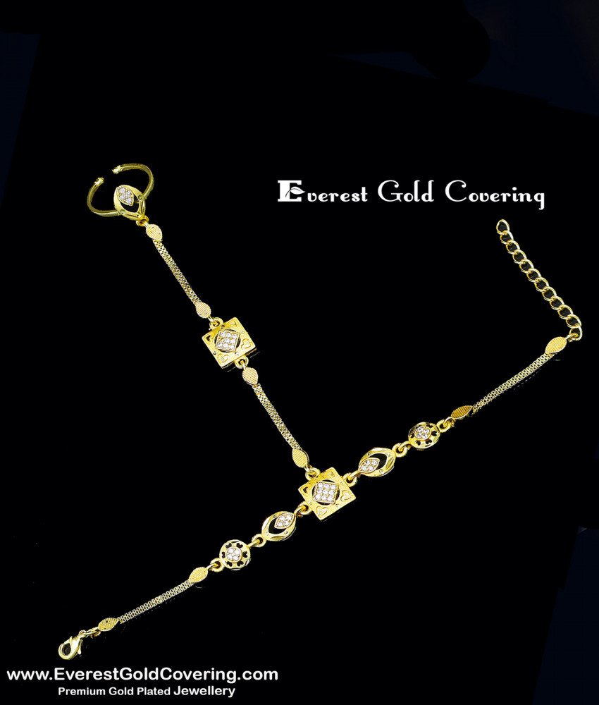gold chain ring bracelet